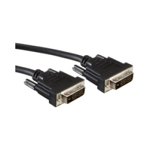 kabel DVI , DVI-D (24+1) Dual Link, M/M, 2.0m, crni